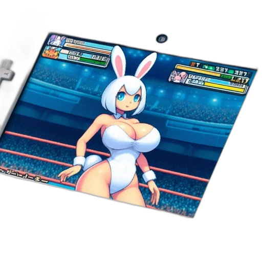 pixel art, concept art, 3d render, handheld transparent PNG cut-out