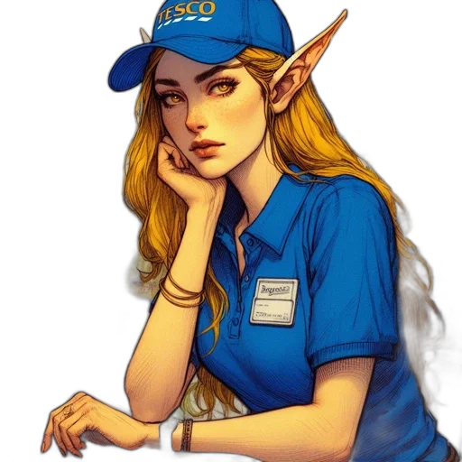 staff, hat, fantasy art, cartoon transparent PNG cut-out
