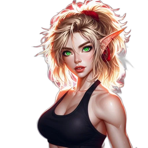 fantasy art, comic book art, concept art, anime transparent PNG cut-out
