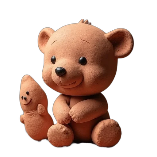 3d render, photorealistic, concept art, clay transparent PNG cut-out