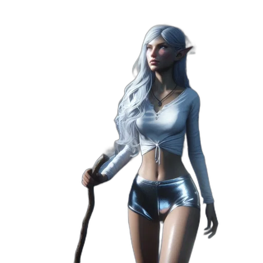 staff, concept art, fantasy art, comic book art transparent PNG cut-out