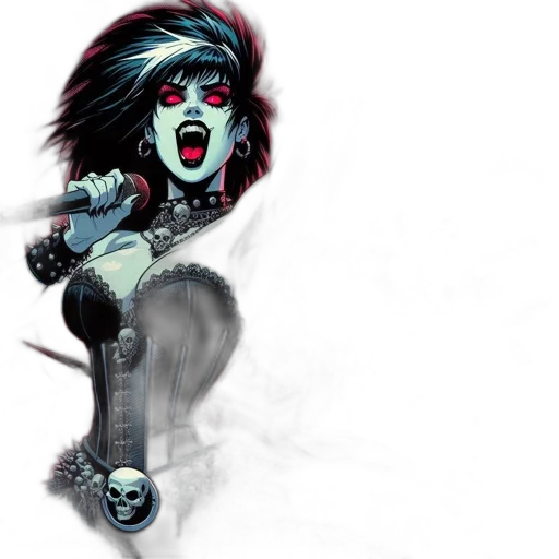 comic book art, concept art, cartoon, fantasy art transparent PNG cut-out