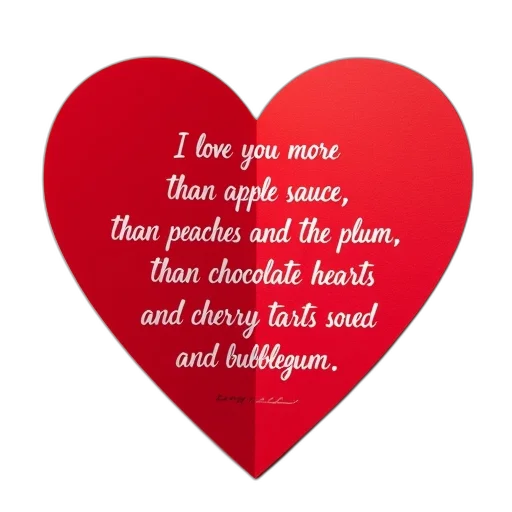 food, red, heart-shaped, card transparent PNG cut-out
