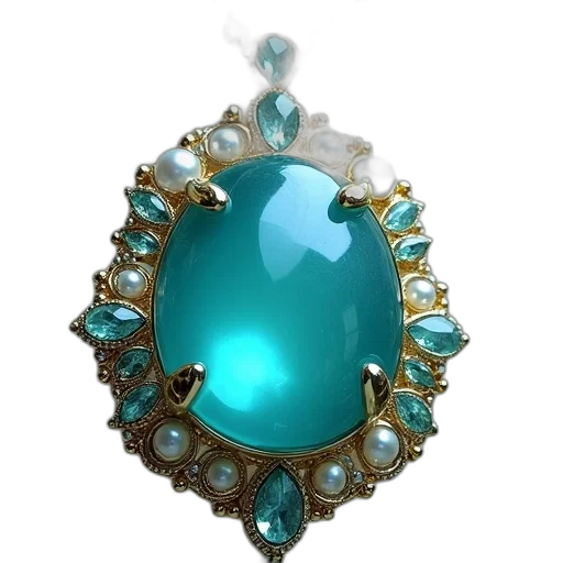 jewelry, crown, 3d render, blue transparent PNG cut-out