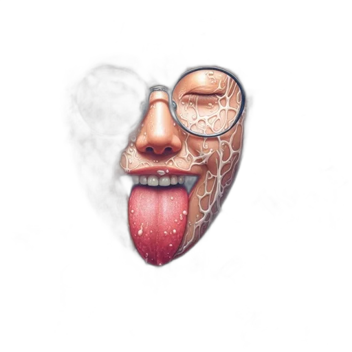 mask, face, creature, photorealistic transparent PNG cut-out