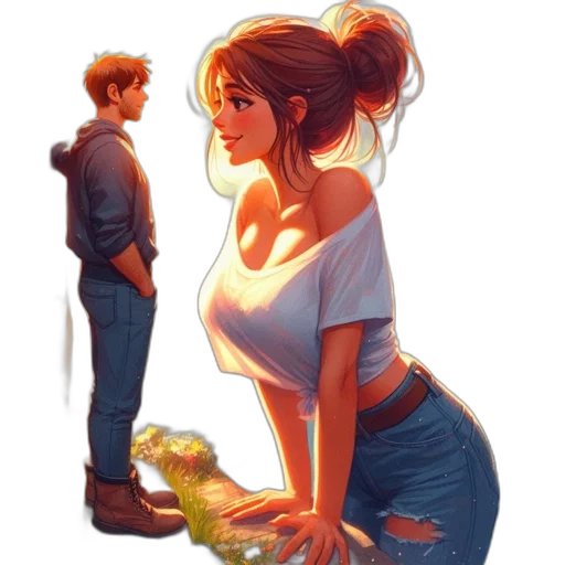 concept art, comic book art, fantasy art, pixel art transparent PNG cut-out