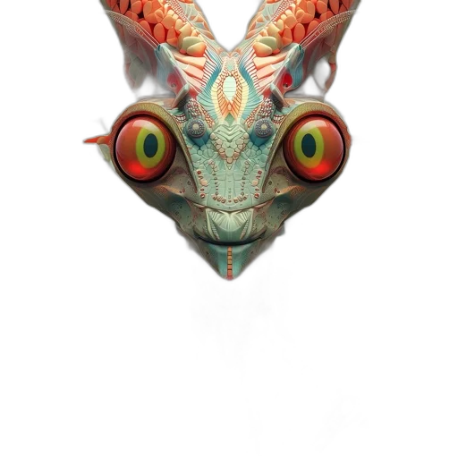 mask, dragon, creature, face transparent PNG cut-out
