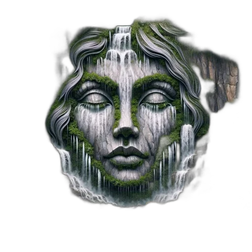 face, mask, crown, jewelry transparent PNG cut-out