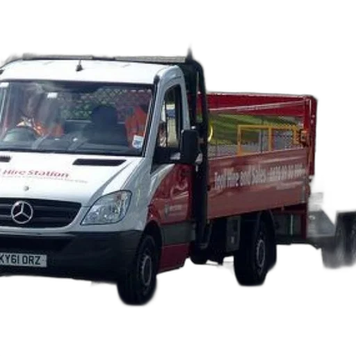 3d render, white, red, mercedes-benz transparent PNG cut-out