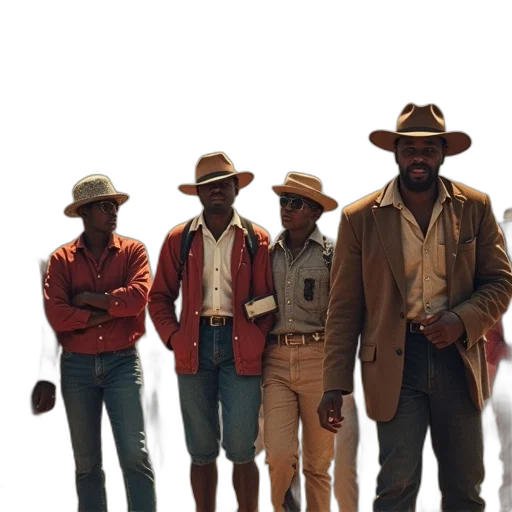 staff, hat, jacket, concept art transparent PNG cut-out