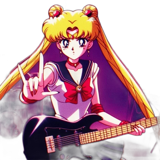 weapon, staff, anime, vaporwave transparent PNG cut-out