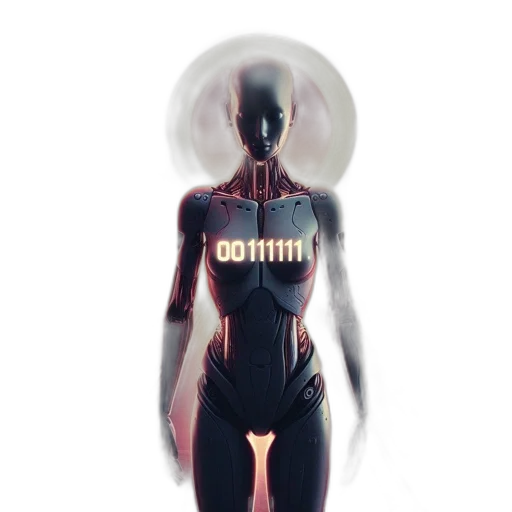 dress, robot, creature, jacket transparent PNG cut-out