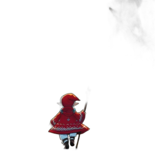 dragon, robot, hat, staff transparent PNG cut-out