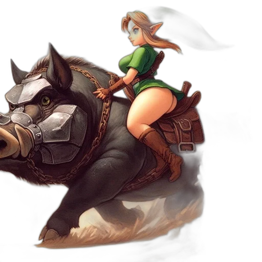 fantasy art, concept art, pixel art, comic book art transparent PNG cut-out