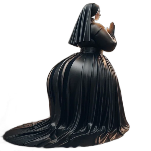 dress, crown, 3d render, concept art transparent PNG cut-out