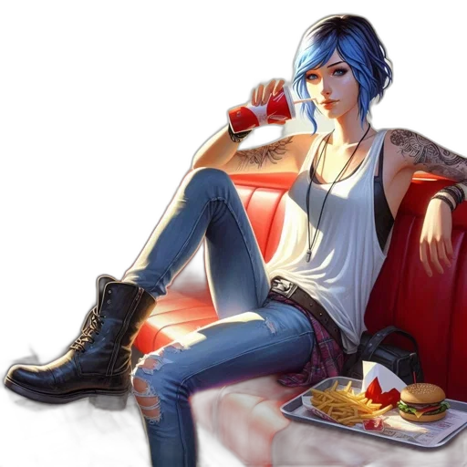food, concept art, fantasy art, cyberpunk transparent PNG cut-out