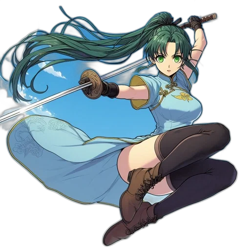 weapon, sword, staff, anime transparent PNG cut-out