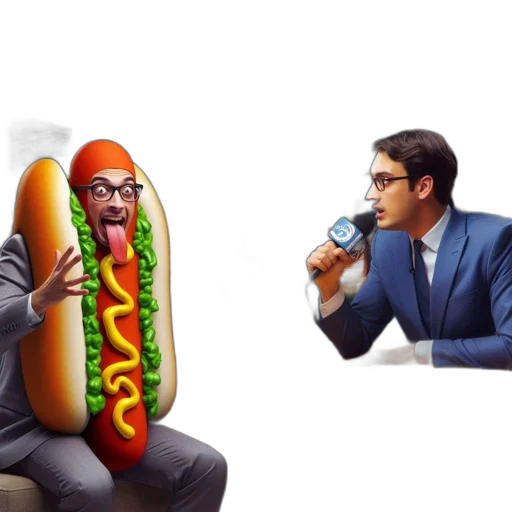 food, concept art, photorealistic, comic book art transparent PNG cut-out