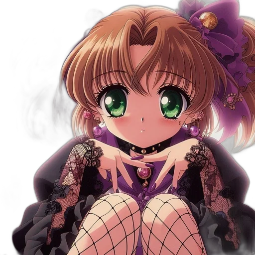 dress, jewelry, anime, pixel art transparent PNG cut-out