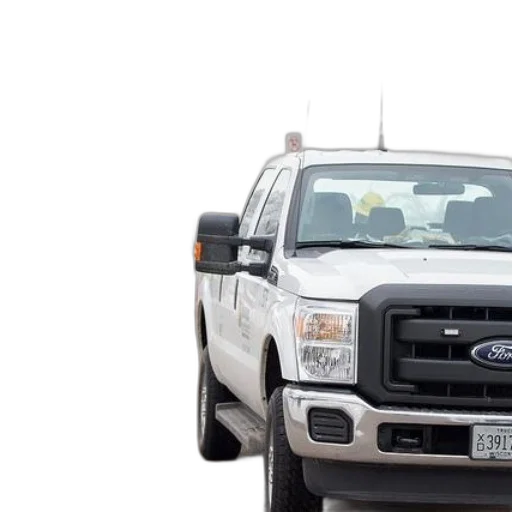 car, white, ford, pickup transparent PNG cut-out