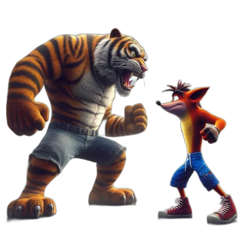 animal, creature, concept art, 3d render transparent PNG cut-out