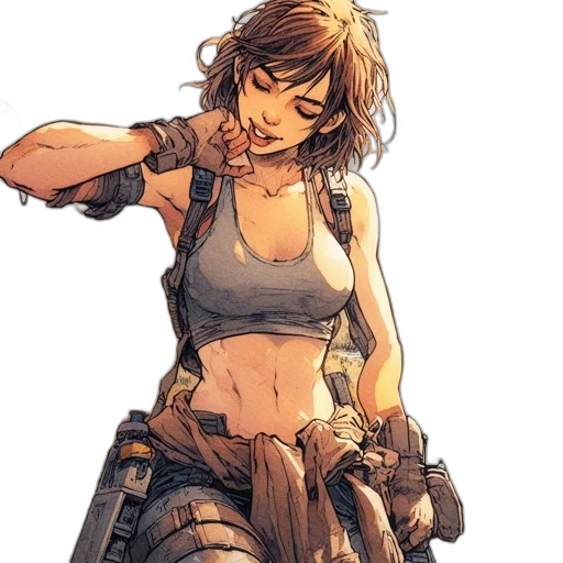 weapon, concept art, comic book art, pixel art transparent PNG cut-out
