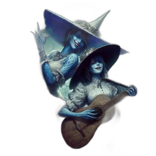hat, umbrella, staff, mask transparent PNG cut-out