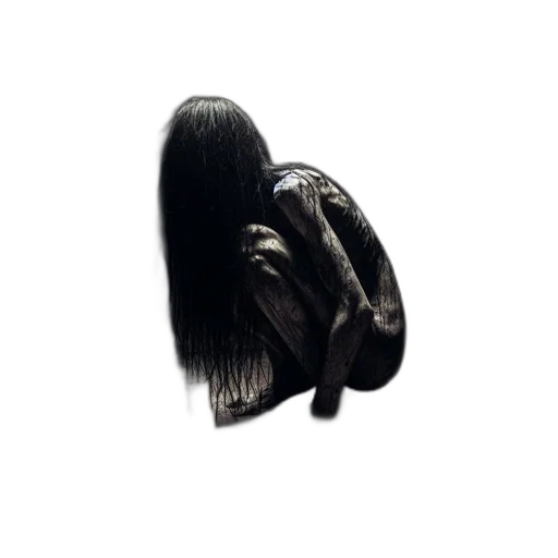 hair, creature, mask, staff transparent PNG cut-out