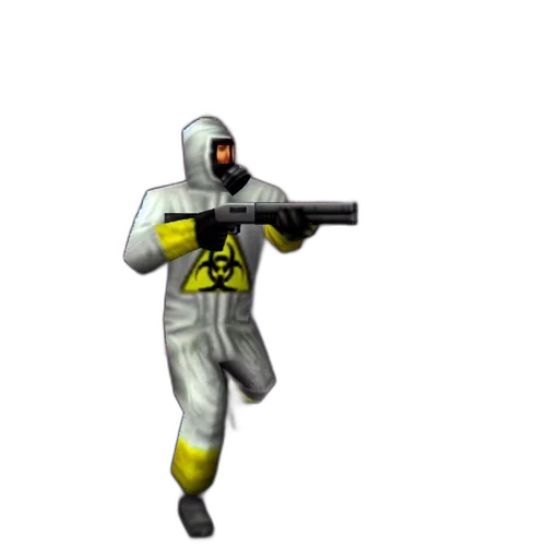 weapon, staff, jacket, robot transparent PNG cut-out
