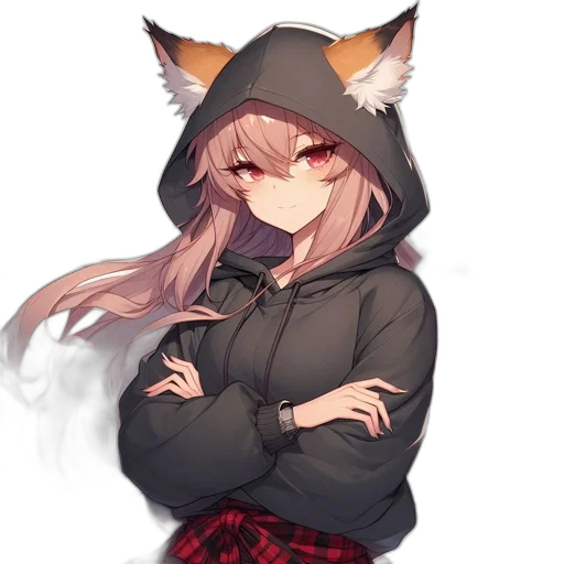 hat, staff, jacket, animal transparent PNG cut-out