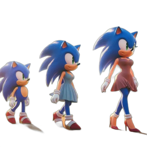 dress, concept art, 3d render, pixel art transparent PNG cut-out