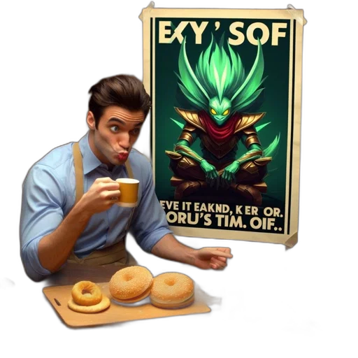 food, staff, concept art, fantasy art transparent PNG cut-out