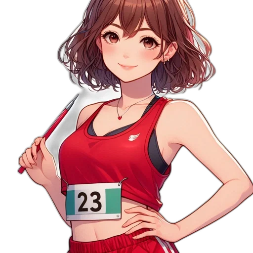 dress, staff, jacket, anime transparent PNG cut-out