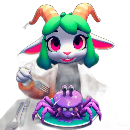 creature, staff, weapon, animal transparent PNG cut-out