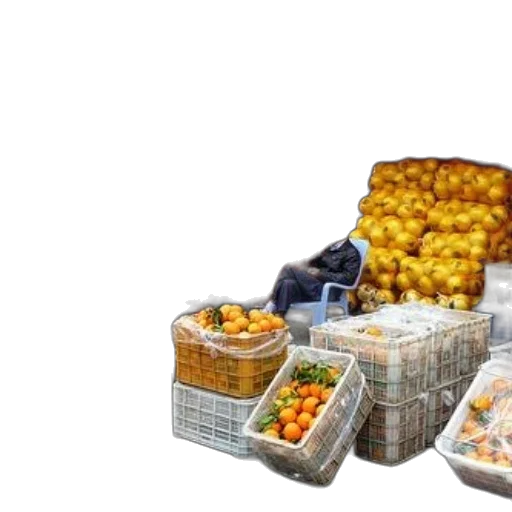 food, 3d render, market, scene transparent PNG cut-out