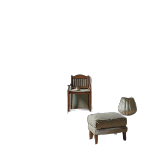 furniture, crown, dress, shoes transparent PNG cut-out