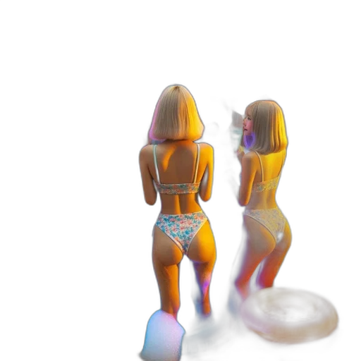 robot, dress, 3d render, concept art transparent PNG cut-out