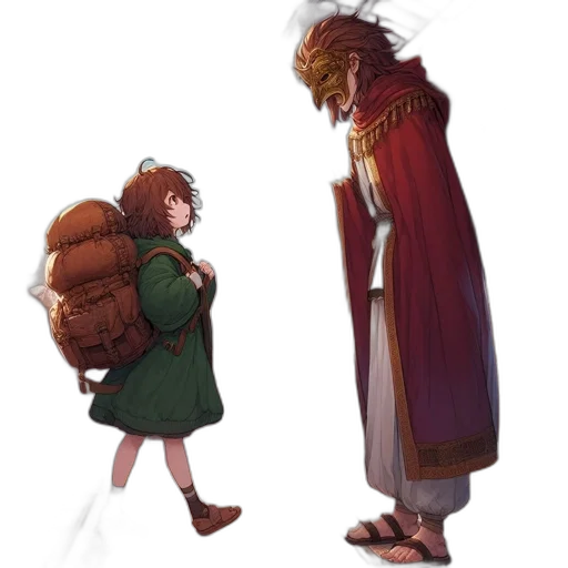 concept art, fantasy art, pixel art, comic book art transparent PNG cut-out