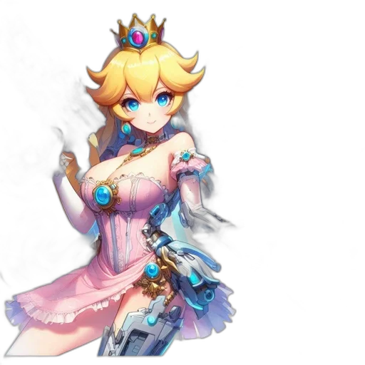 crown, dress, staff, weapon transparent PNG cut-out