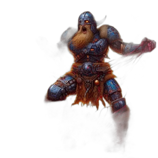 creature, concept art, fantasy art, 3d render transparent PNG cut-out