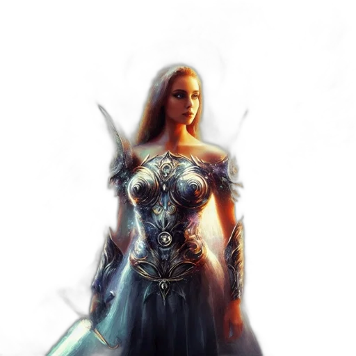 sword, dress, fantasy art, concept art transparent PNG cut-out