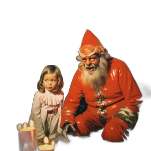 staff, fire, child, dressed transparent PNG cut-out