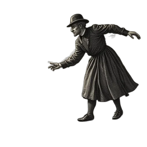 hat, jacket, staff, concept art transparent PNG cut-out
