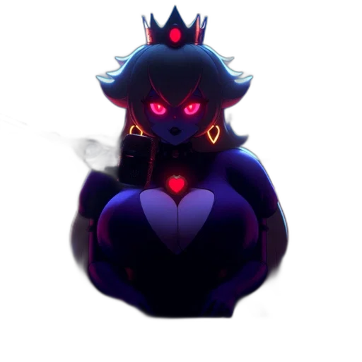 crown, staff, creature, mask transparent PNG cut-out