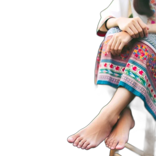 shoes, dress, jewelry, staff transparent PNG cut-out