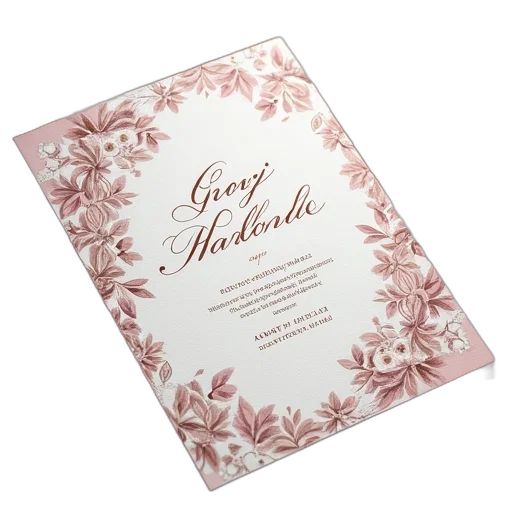 couple, reception, invitation, made transparent PNG cut-out