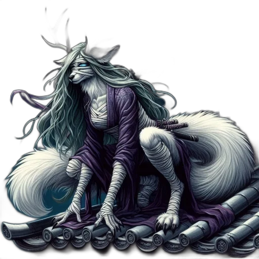creature, dragon, staff, animal transparent PNG cut-out