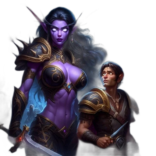 fantasy art, concept art, comic book art, pixel art transparent PNG cut-out