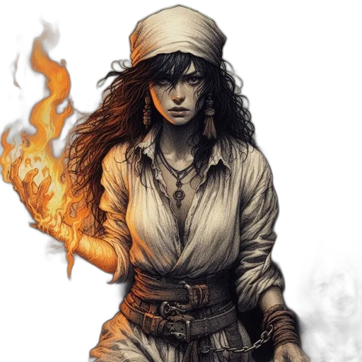 comic book art, fantasy art, concept art, photorealistic transparent PNG cut-out