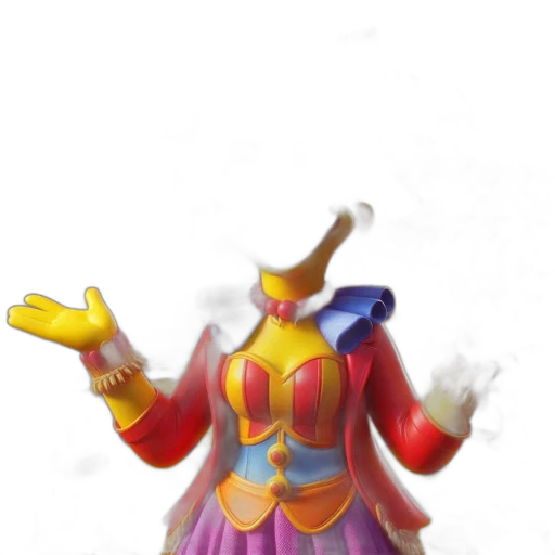 crown, staff, mask, dress transparent PNG cut-out